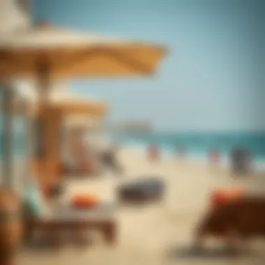 Vibrant coastal lifestyle in Ras Al Khaimah showcasing beach activities