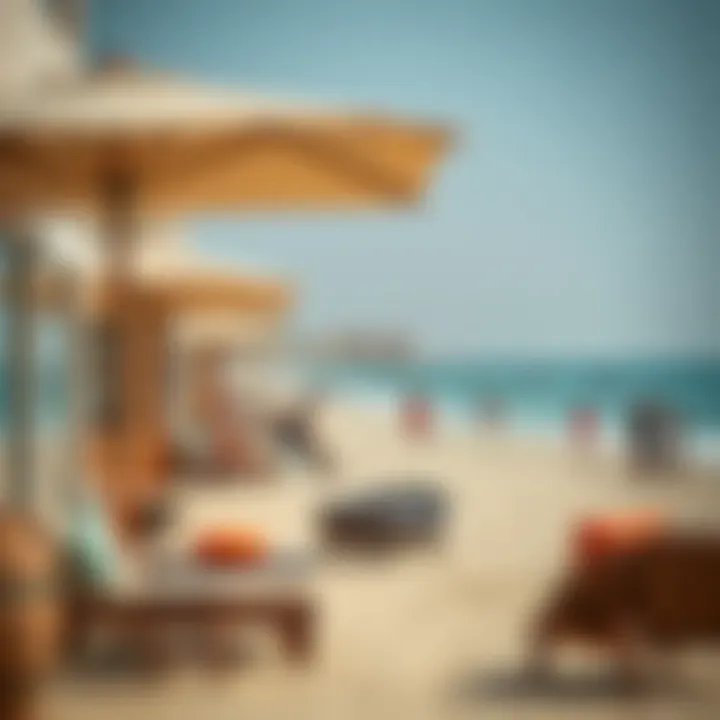 Vibrant coastal lifestyle in Ras Al Khaimah showcasing beach activities