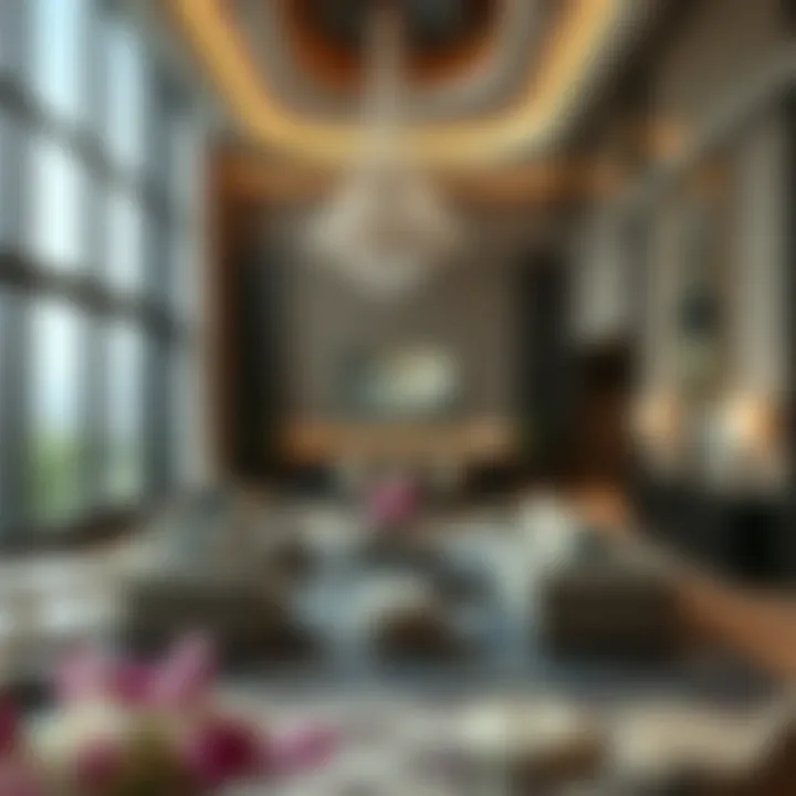 Luxurious interior of a Binghatti residence