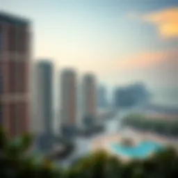 Stunning skyline of Binghatti projects in Dubai