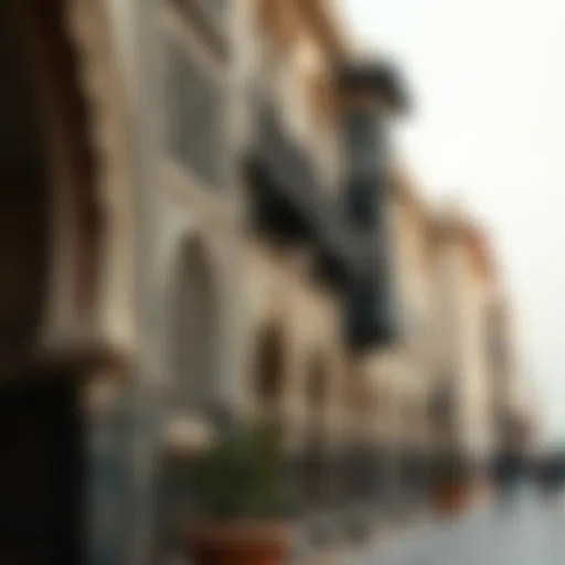 Heritage architecture in Bur Dubai showcasing intricate designs