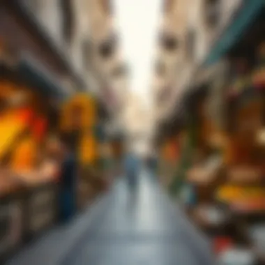 Vibrant marketplace in Bur Dubai full of traditional goods