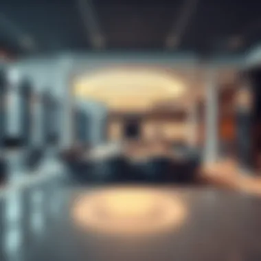 Interior view of a collaborative workspace in Abu Dhabi