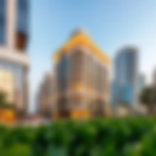 Stunning view of Damac Canal Heights 2 showcasing its modern architecture