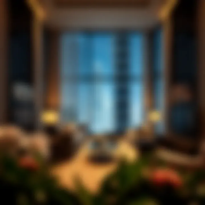 Luxurious apartment interiors in Downtown Dubai