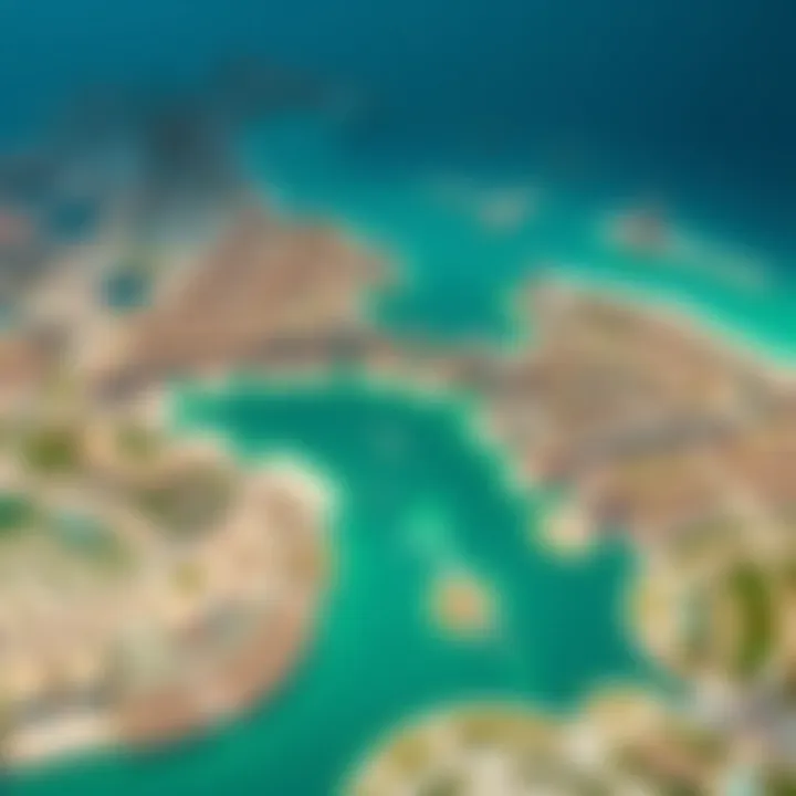 Aerial View of Dubai Silicon Oasis and DSO Lake An aerial perspective showcasing the layout of Dubai Silicon Oasis and the prominent DSO Lake.