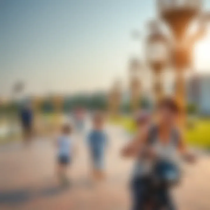 Active Community Life by DSO Lake A vibrant community scene around DSO Lake with families enjoying recreational activities.