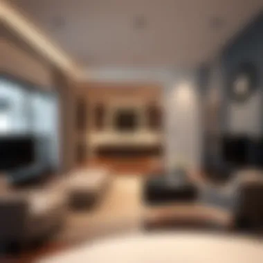 Contemporary Living: Inside Dubai's Luxury Apartments Modern apartment interior with contemporary design