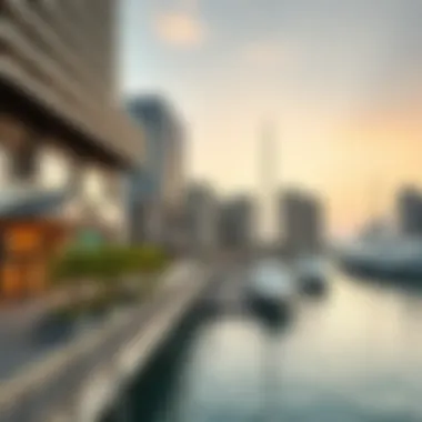 Stunning view of Dubai Creek Harbour showcasing modern architecture and waterways