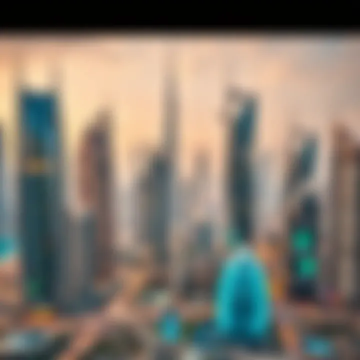 Dynamic Cityscape of Dubai Dynamic cityscape of Dubai