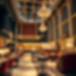 An elegant auction house setting in Dubai