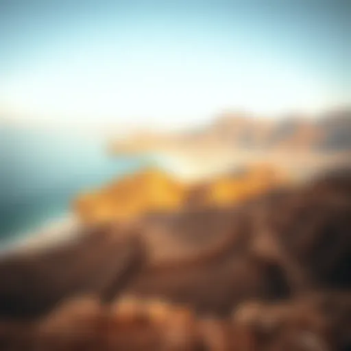 Stunning landscape of Fujairah's mountains and coastline