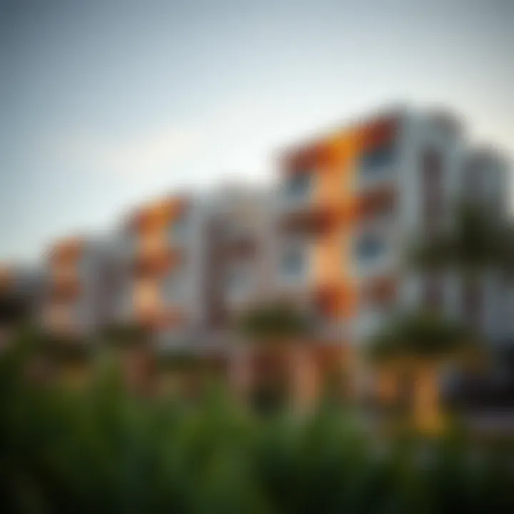 Architectural Design in Garden Valley Modern residential buildings highlighting the architectural design of Garden Valley