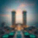 Overview of the Gate Towers in Dubai