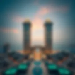 Overview of the Gate Towers in Dubai