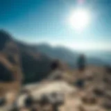 Scenic view of Hatta's rugged terrain