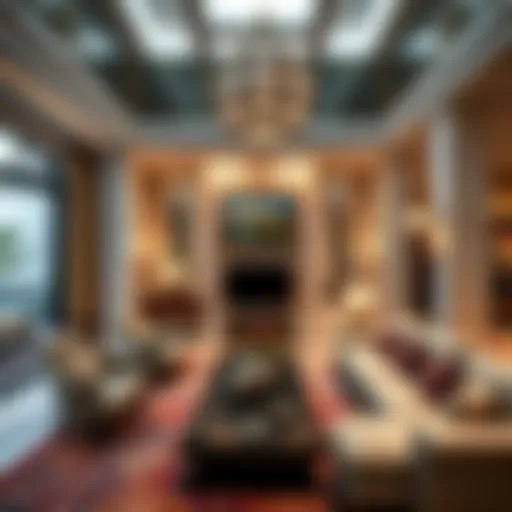 Luxurious holiday home interior