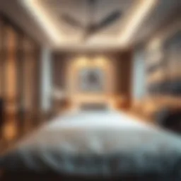 Cozy bed space interior showcasing modern design