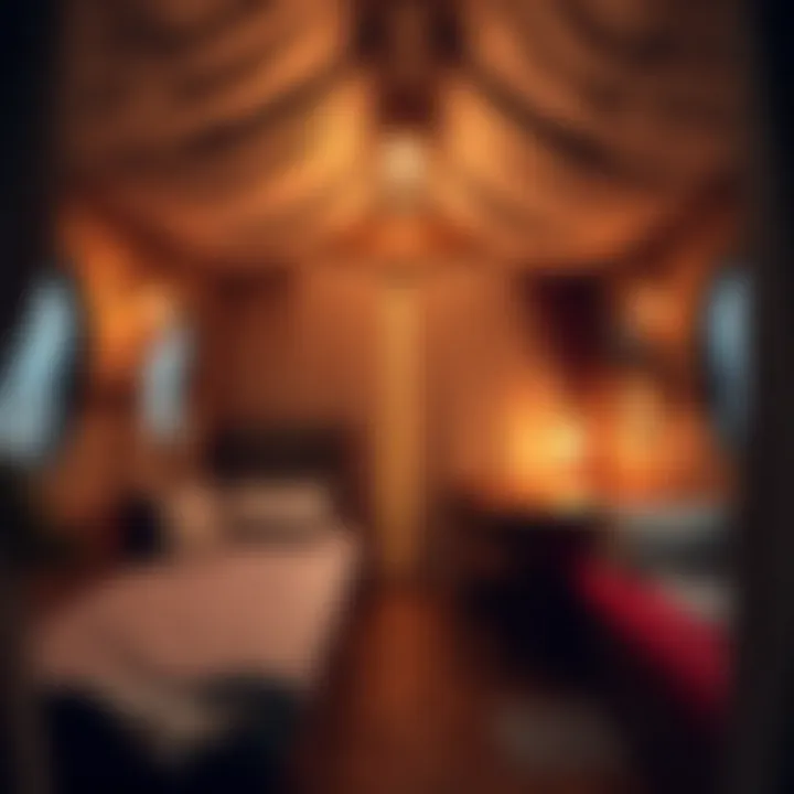 Cozy interior of a caravan in Hatta, emphasizing unique design