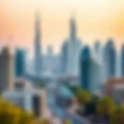 A stunning skyline view of Dubai showcasing modern architectural marvels