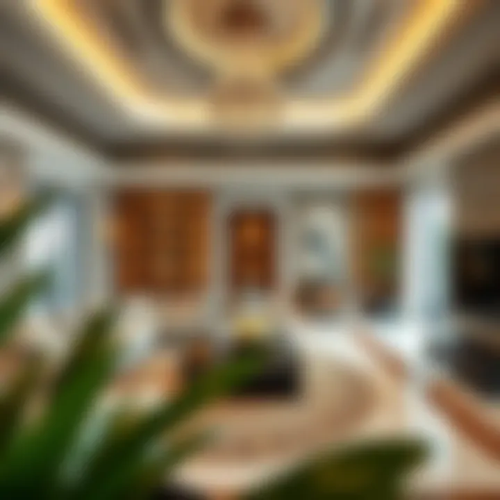 Beautiful interior design of a luxury villa featuring exquisite decor