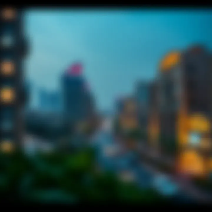 Trends in property values represented through a graphical analysis