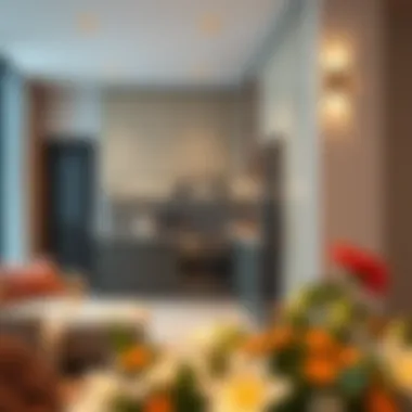 Modern Kitchen Design in Bur Dubai Elegant kitchen space in a 1 BHK flat