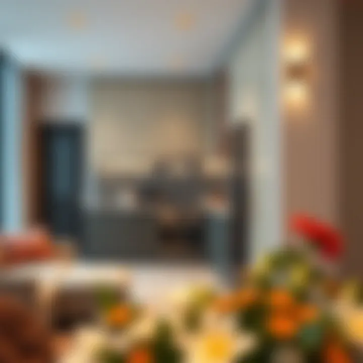 Modern Kitchen Design in Bur Dubai Elegant kitchen space in a 1 BHK flat