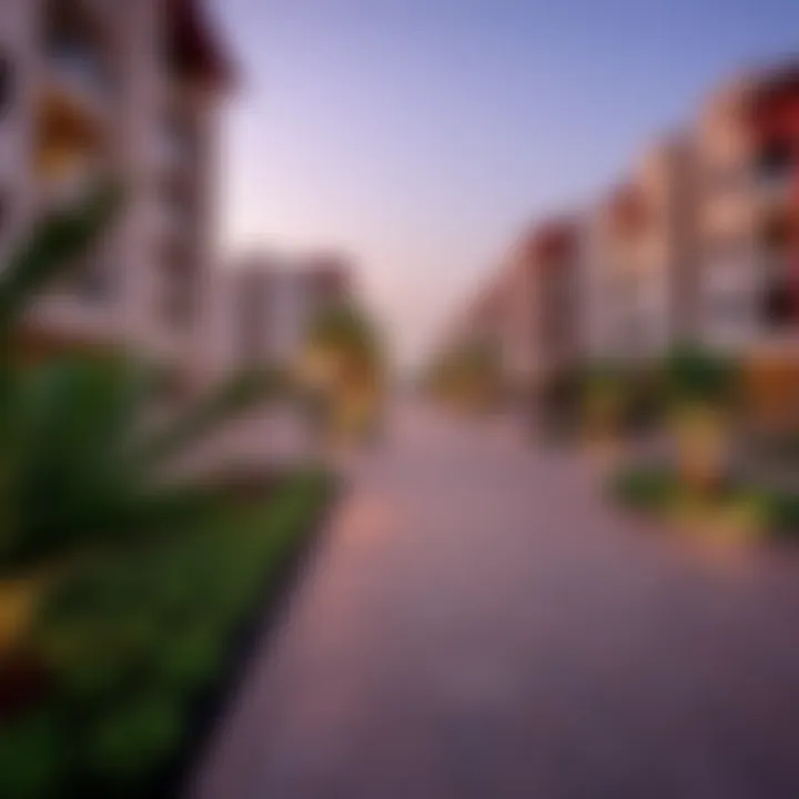 Modern amenities available in مجمع عوافي such as parks and recreational areas