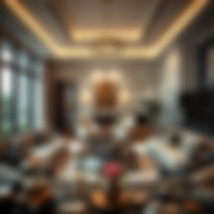 Elegant living space showcasing mulberry floor plan design