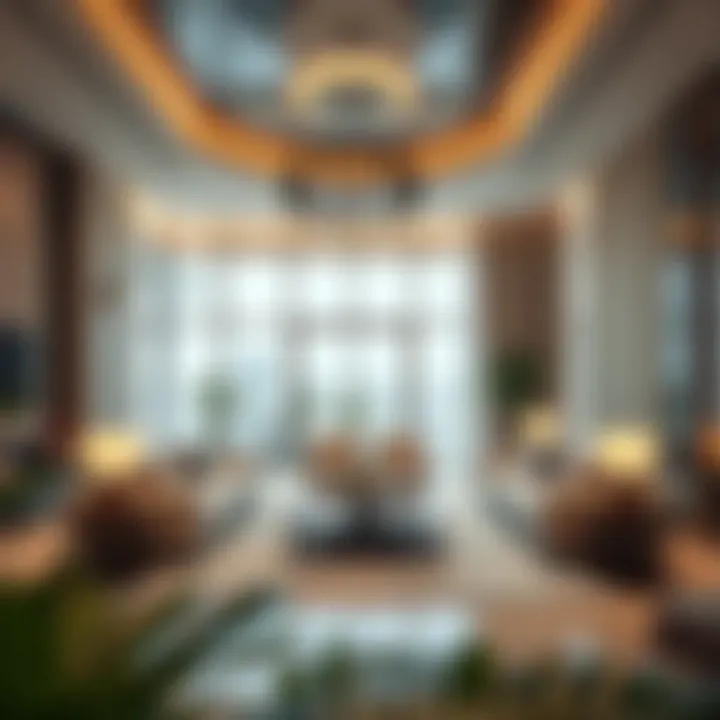 Interior design showcasing luxury in Nabni properties