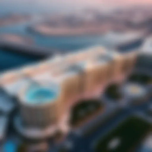 Aerial view showcasing the architectural grandeur of Nakheel Jebel Ali