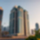 Exterior view of Emirates Towers showcasing its architectural elegance