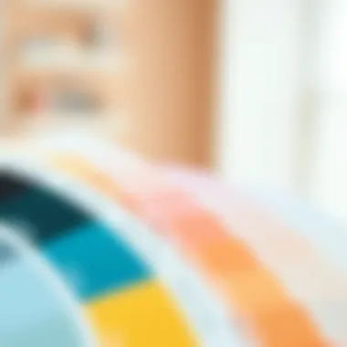 Color palette with swatches representing various psychological impacts.