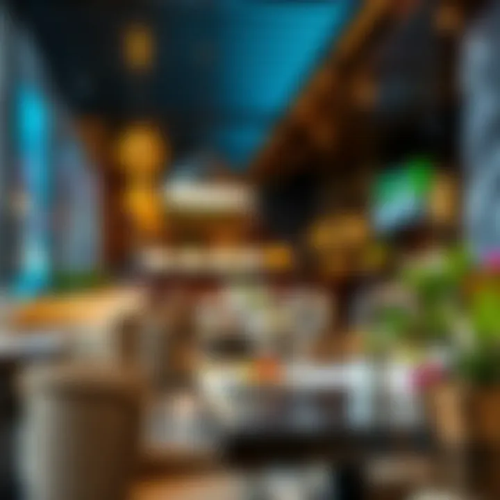 Diverse array of international cuisines served at a JBR eatery