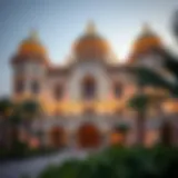 Grand exterior view of قصر الإمارات showcasing its majestic architecture