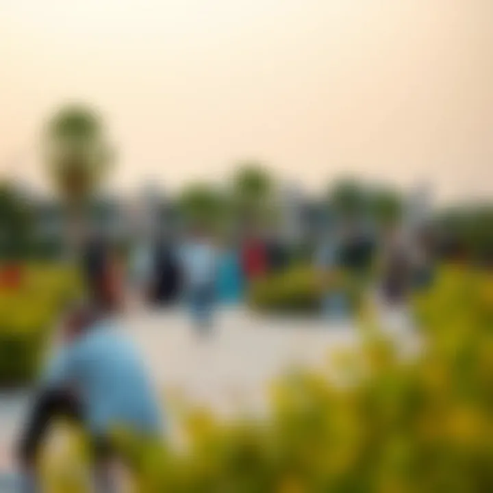 Community Gathering at Wasl Green Park Community gathering at Wasl Green Park