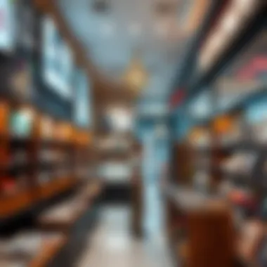 Trendy retail shop interior that attracts diverse customers in Meena Bazaar.