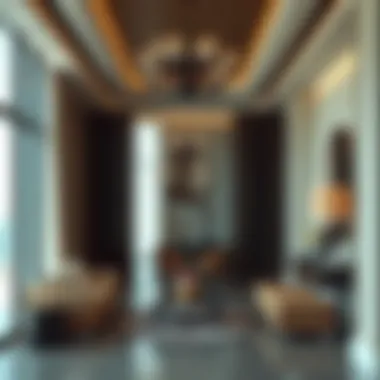 Elegant Suite Interior at Rixos Dubai Islands Elegant interior of a suite at Rixos Dubai Islands