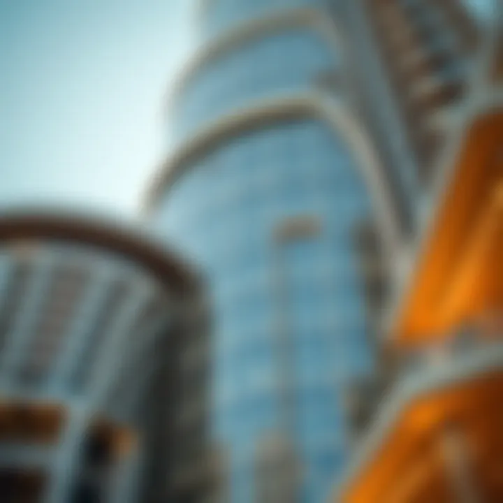 Architectural Marvel: Safa Tower 2 Architectural details of Safa Tower 2 showcasing its design