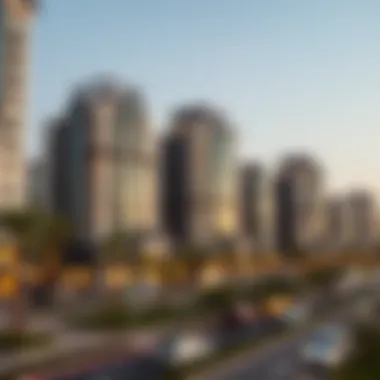 Modern residential developments highlighting the real estate market on Sheikh Zayed Road