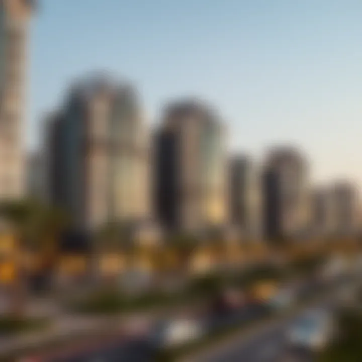 Modern residential developments highlighting the real estate market on Sheikh Zayed Road