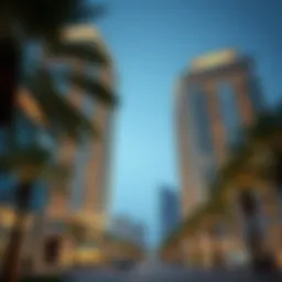 Stunning view of Silver Tower Cluster I showcasing its architectural elegance