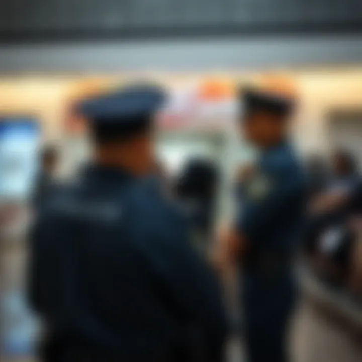 Community engagement event at a Smart Police Station, emphasizing public outreach.