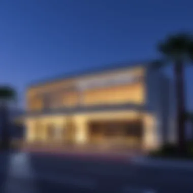 Exterior view of a Smart Police Station in Dubai, showcasing modern architecture.