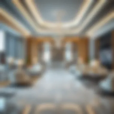 Interior design of Sol Bay Tower's common areas exhibiting modern elegance