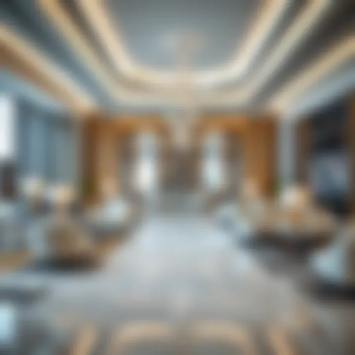 Interior design of Sol Bay Tower's common areas exhibiting modern elegance