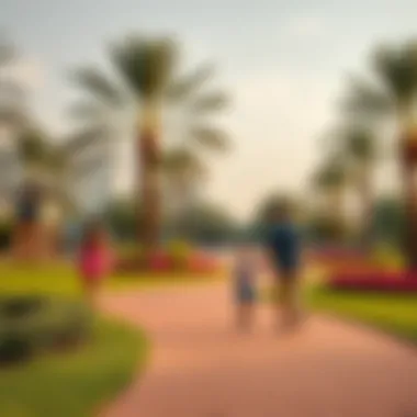 Families enjoying recreational activities in South Ridge Park