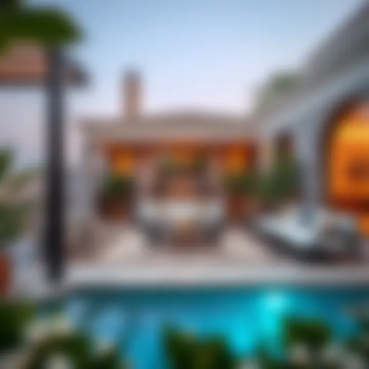 Outdoor living spaces showcasing spring designs