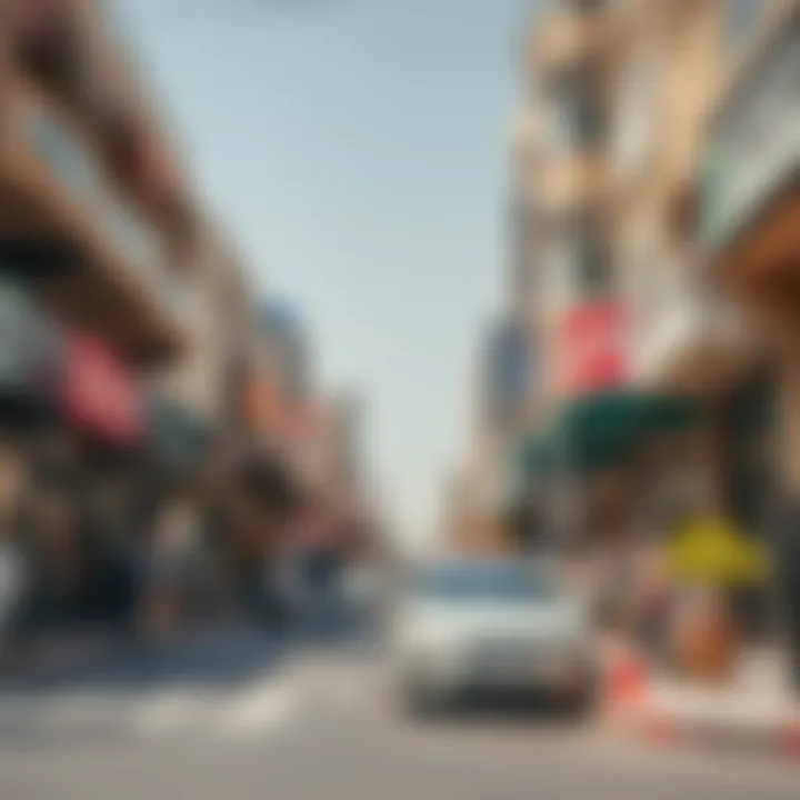 Life in Deira: A Community Perspective Vibrant street view of Deira showing local amenities